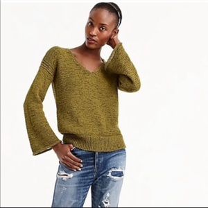 J. Crew Flare Sleeve Swing Sweater